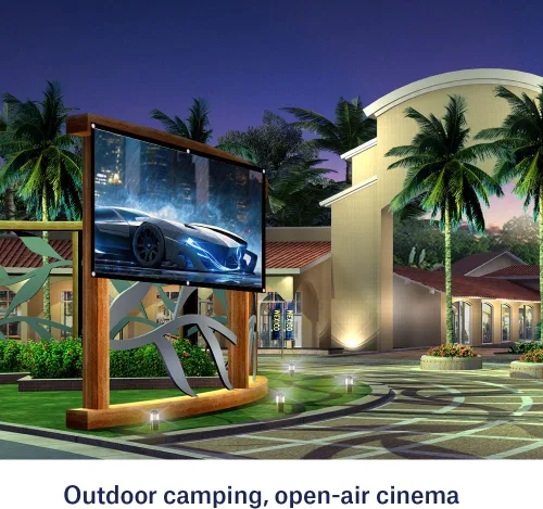 Miniatura 2 de ASHATA Pantalla de proyector 16:9 HD 4K Pantalla de proyección plegable portátil con bordes negros y agujeros para colgar para cine en casa, cine