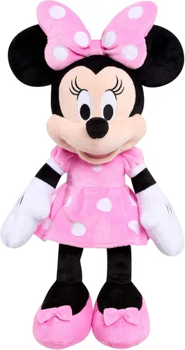 Just Play - Juguete de peluche grande de Minnie Mouse de Disney Junior Mickey Mouse con licencia oficial para niños de 2 años en adelante