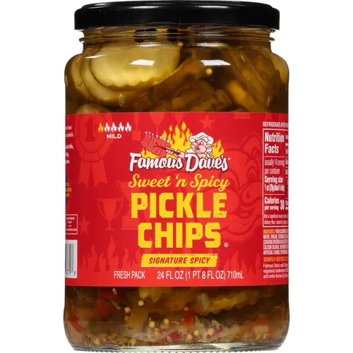 Miniatura 3 de Famous Dave's Paquete variado de encurtidos – 2 paquetes de chips de pepinillo dulce y picante y 1 paquete de chips de pepinillo Devil's Spit