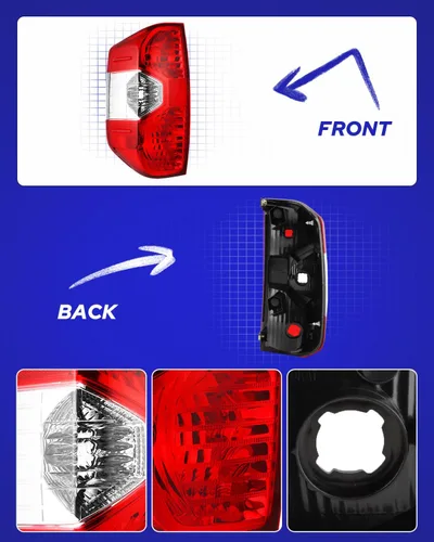 Miniatura 8 de AUTOONE Conjunto de luces traseras para Toyota Tundra, conjunto de lámpara trasera para camioneta Tundra 2014-2021 Lado del conductor del OEM