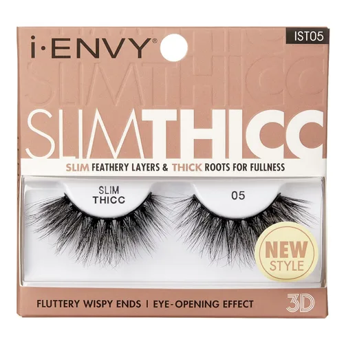 Miniatura 8 de i-ENVY - Pestañas postizas Thicc 3D con aleteo, pestañas postizas (03)
