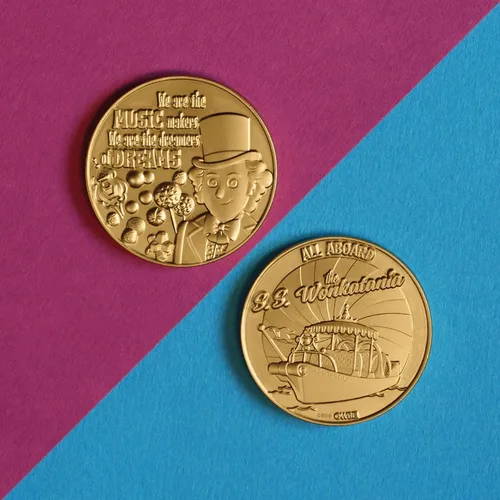 Miniatura 5 de Fanattik Willy Wonka and The Chocolate Factory - Moneda coleccionable de edición limitada