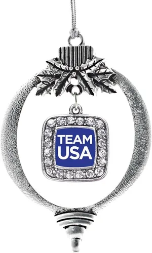 Miniatura 176 de Inspired Silver - Nana púrpura - Adorno de Navidad plateado - Adorno cuadrado para árbol de Navidad con circonita cúbica - Decoración colgante