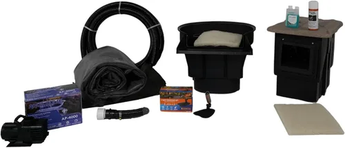 Miniatura 6 de HALF OFF PONDS PondBuilder Crystal - Kit de estanque de bomba sumergible de 4,000 GPH con revestimiento de plástico de PVC de 20 x 25 pies