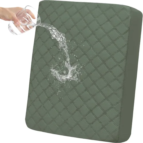 Miniatura 12 de Easy-Going Fundas de Cojines de Sofá Impermeables, Fundas Antideslizantes a Prueba de Fugas para Asientos de Sofá, Protector de Muebles Acolchado