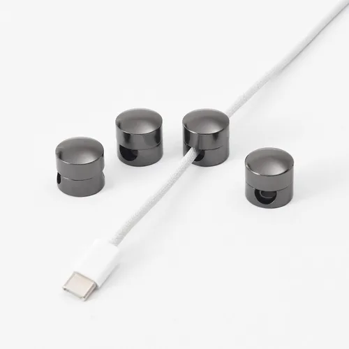 Miniatura 17 de BRIGHTTIA Clips para cables, gestión de cables de latón de alta calidad para el hogar, la oficina y el automóvil, organizador multiusos para cables