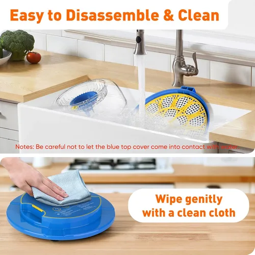 Miniatura 6 de MYPIN Incubadora de 18 huevos de gallina con control de temperatura, pantalla de humedad, giro automático de huevos, llenado automático de agua