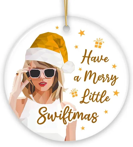Miniatura 37 de Adornos navideños de moda con temática de cultura pop, películas y música - Huele a espíritu navideño Rock and Roll Adorno (Estrella)