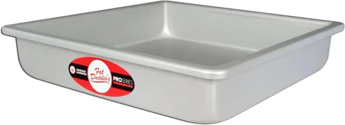 Miniatura 17 de Fat Daddio's PSQ-442 - Molde cuadrado de aluminio anodizado para tartas, 4 x 2 pulgadas