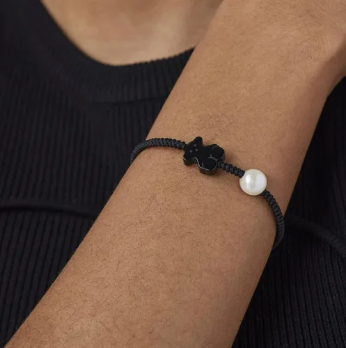 Miniatura 5 de TOUS Onyx Pearls Bracelet for Women