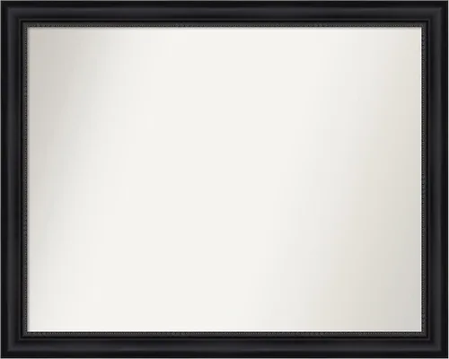 Miniatura 387 de Amanti Art Espejo personalizado, espejo de baño negro Astor, espejo de pared o espejo de tocador de baño sobre el fregadero (25 x 25 pulgadas)