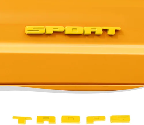 Miniatura 8 de Bronco Sport - Adhesivos para portón trasero de Bronco Sport para portón trasero de ABS, letras compatibles con accesorios Bronco Sport 2021 2022