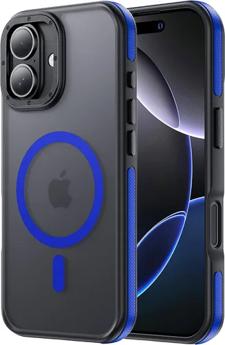 Miniatura 122 de Tigowos Magnetic Guardian - Funda diseñada para iPhone 11 Pro [probada en caídas de grado de 10 pies y compatible con MagSafe] Funda delgada Negro
