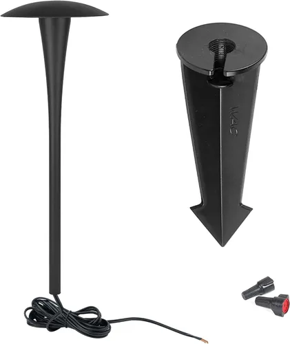 Miniatura 2 de Iluminación de paisaje WAC, luz redonda LED de 12 V y área 2700 K en negro