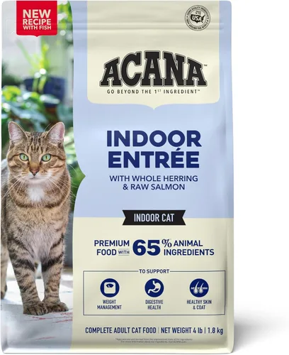Miniatura 2 de ACANA Indoor Entrée - Receta de pescado, alimento seco para gatos, bolsa de 4 libras