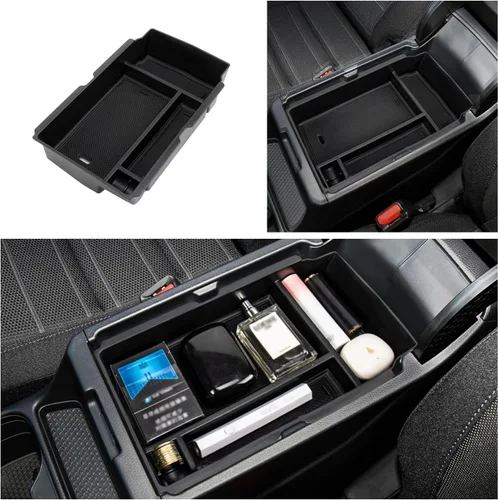 Miniatura 4 de Organizador de consola central de 3 piezas compatible con accesorios Honda CRV 2023-2026, caja de almacenamiento de cajón oculto del reposabrazos