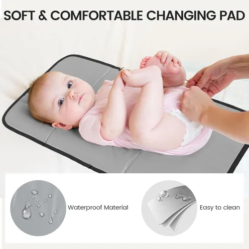 Miniatura 6 de LOVEVOOK Mochila para Pañales, Bolsa de Bebé con Estación de Cambio, Mochila Grande para Pañales para Mamá y Papás, Bolsa Impermeable para Mamá