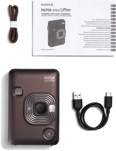 Miniatura 6 de Cámara instantánea Fujifilm INSTAX Mini LIPLAY Híbrida - Bronce Profundo Bronce Deep