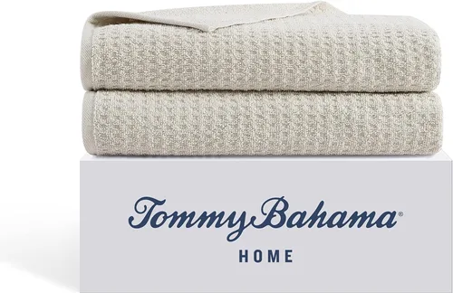 Miniatura 15 de Tommy Bahama - Toallas de baño, altamente absorbentes y suaves, esenciales para el baño, baja pelusa y resistentes a la decoloración, certificadas