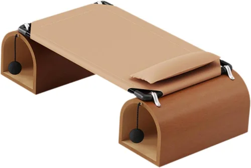 Miniatura 6 de Baoblaze Elevated Cat Bed Pet Cot Portable Removable Comfortable Wooden Cat Hammock Lounger for Indoor Outdoor Home Patio Terrace Yard, Coffee