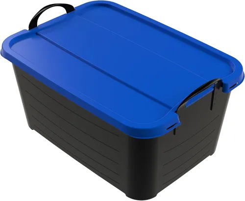 Miniatura 2 de Life Story - Paquete de 6 contenedores apilables de almacenamiento resistentes, organizador para el hogar de 55 cuartos, contenedores versátiles