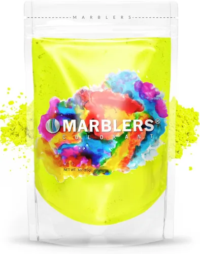 Miniatura 20 de MARBLERS Pigmento fluorescente en polvo [rosa neón] 10 oz (280 g) Pigmento mate Tinte No tóxico Vegano Libre de crueldad Esmalte