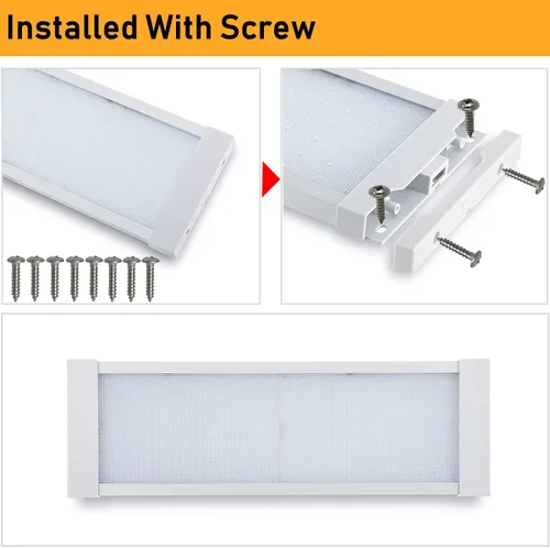 Miniatura 3 de Raycharm Lámpara LED interior para caravana y barco marino debajo del gabinete de 10.2 x 5.9 pulgadas, haz blanco frío de 6000 K incluso difusa
