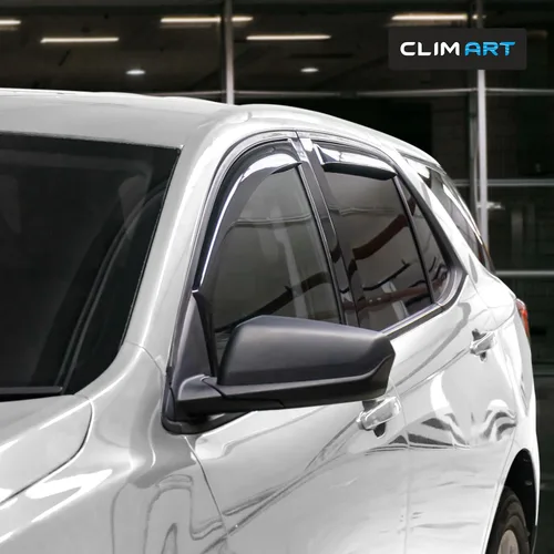 Miniatura 2 de CLIM ART - Deflectores de ventana de canal increíblemente duraderos para Chevrolet (Chevy) Equinox 2018-2024, viseras de ventana de ventilación