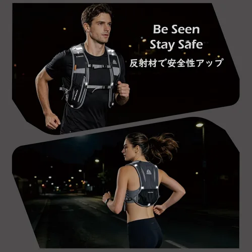 Miniatura 6 de TRIWONDER Running Vest Hydration Pack Backpack for Men & Women, Lightweight Trail Marathon Run Race Vest for Cycling Jogging