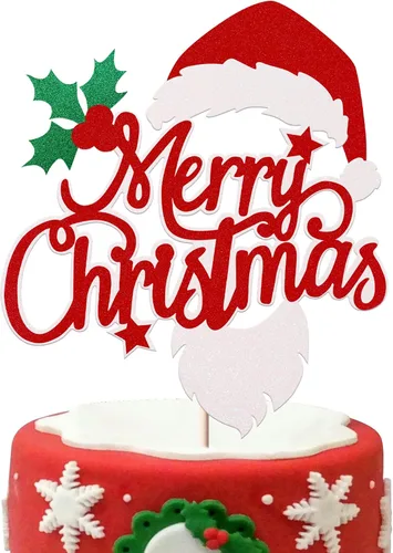 Miniatura 20 de Rsstarxi 1 Paquete Decoración para Pastel Feliz Cumpleaños Jesús con Purpurina Natividad Navidad Palillo para Pastel Decoraciones de Pastel