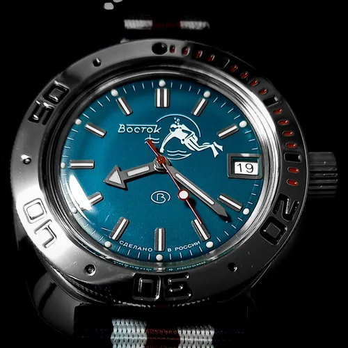 Miniatura 3 de VOSTOK Amphibia 710059 Scuba Dude Automatic Self-Winding Diver Wrist Watch