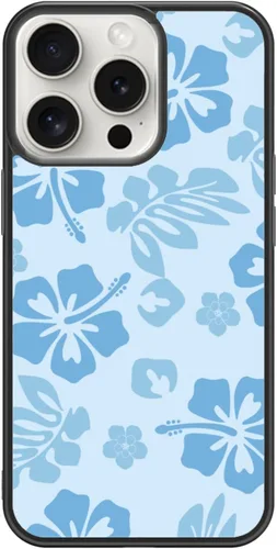 Miniatura 112 de FANXI Funda de teléfono de hibisco azul compatible con iPhone 11 de 6.1 pulgadas, funda protectora a prueba de golpes de TPU con bonita flor azul