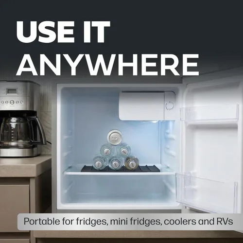 Miniatura 7 de Cooks Innovations Organizador de bebidas para nevera, 1 paquete de organizadores y almacenamiento para refrigerador, soporte para botellas de agua