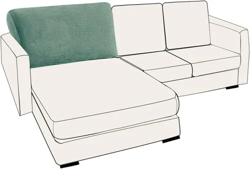 Miniatura 144 de UNBBRRL Fundas de cojín de asiento para sofá, elásticas, funda de cojín individual para sofá, fundas de cojín para sofá, fundas de héroe protegen