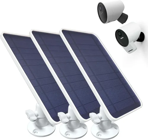 Miniatura 9 de DIANMU Panel solar para cámara de seguridad SimpliSafe para exteriores y serie 2, con cable resistente a la intemperie de 13 pies y soporte