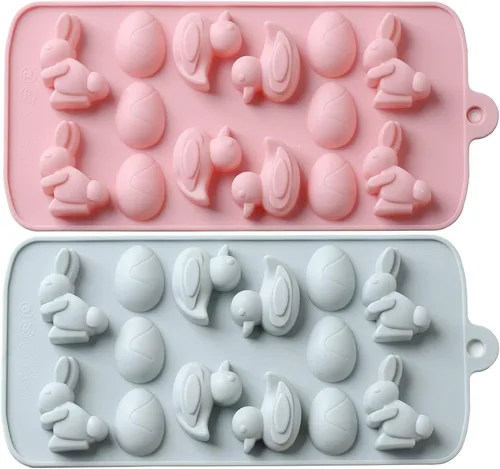 Miniatura 8 de Juego de moldes para pasteleros de unicornio, antiadherentes para dulces y chocolate para mini galletas, caramelos, gomitas, jabones, bandeja