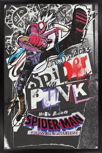 Miniatura 9 de Marvel Spider-Man: Across The Spider-Verse - Póster de pared de una hoja de Spider-Punk, 34 pulgadas de largo x 22.4 pulgadas de ancho, paquete