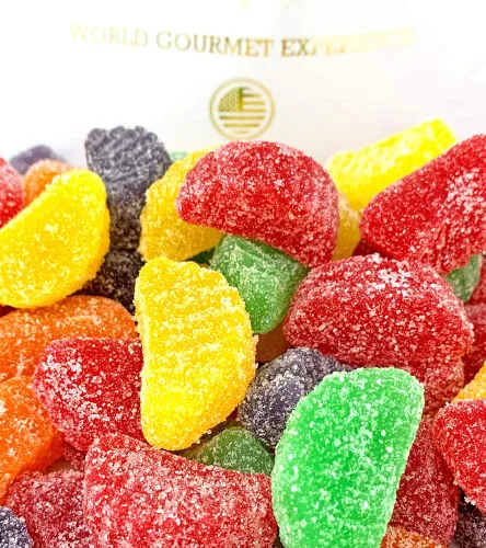 Miniatura 4 de SweetGourmet - Rodajas de frutas surtidas Caramelos de gelatina a granel 1 libra