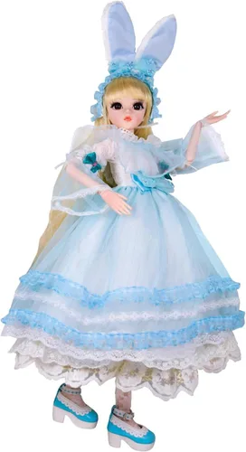 Miniatura 2 de Muñeca BJD de 1/3 de 23.6 in - 24 pulgadas, muñeca articulada con bola SD, cuerpo de muñeca personalizado con conjunto de ropa
