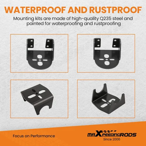 Miniatura 5 de maXpeedingrods Kit de suspensión triangulada soldada con 4 enlaces y kit de bolsas de suspensión de aire de 5000 lbs universal para camiones, chasis