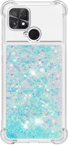 Miniatura 103 de Glitter Sparkle Moving Quicksand Flowing Cover para Xiaomi Redmi Note 10S Bling Liquid Clear Star Heart Silicona Bumper Funda transparente de goma a