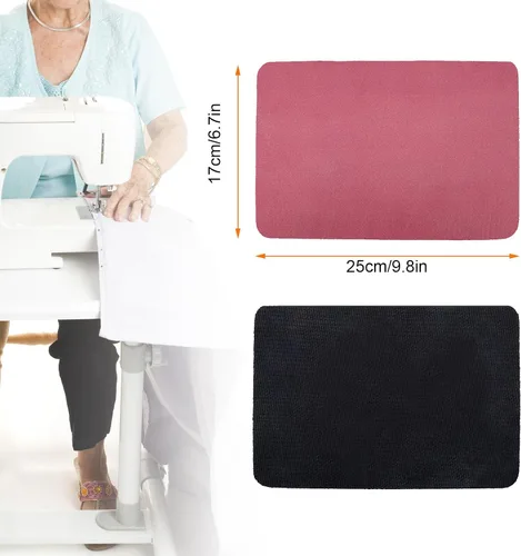 Miniatura 2 de Almohadilla antideslizante para pedal de máquina de coser, alfombrilla de pedal de máquina de coser, alfombrilla de goma antideslizante que mantiene