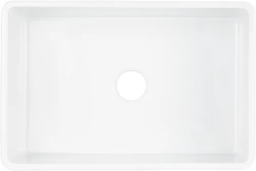 Miniatura 2 de Signature Hardware 447394 Curington - Fregadero de cocina de arcilla refractaria de 33 pulgadas, color blanco