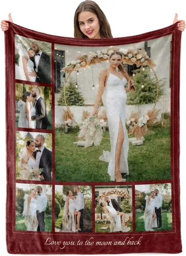 Miniatura 47 de Manta personalizada con imagen, mantas personalizadas para adultos y niños, manta de fotos personalizable, mantas personalizadas como regalo para 5