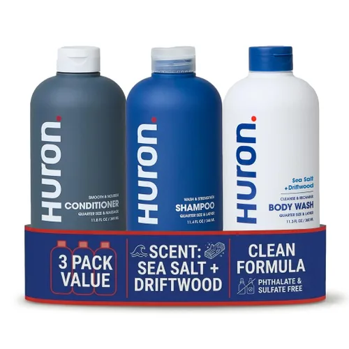 Miniatura 9 de Huron Hair Duo Juego de champú y acondicionador nutritivo para hombres Limpia, fortalece e hidrata Sin sulfatos ni parabenos, vegano