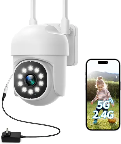 Miniatura 13 de CAMCAMP Sistema de cámara de seguridad de 16 canales, cámaras inalámbricas para seguridad en el hogar, seguimiento automático de 360°, control