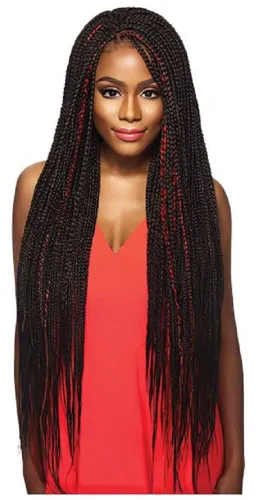 Ofertas de paquetes múltiples. X-Pression - Trenzas de pelo sintético Outre de Kanekalon 3X; trenza preestirada de 52 pulgadas, Paquete de 1, 2