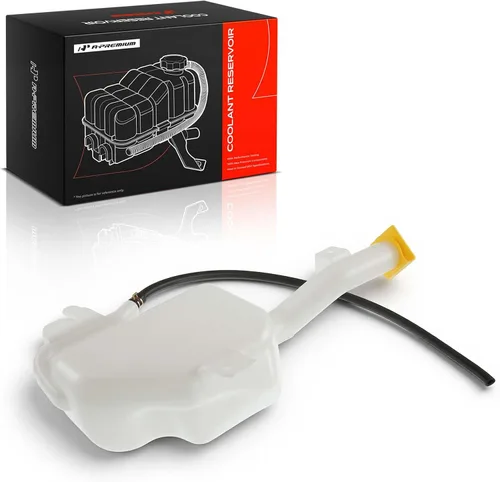 Miniatura 10 de A-Premium Tanque de depósito de recuperación de desbordamiento de refrigerante del motor [W/tapa y tubería] Compatible con Dodge Caravan Grand