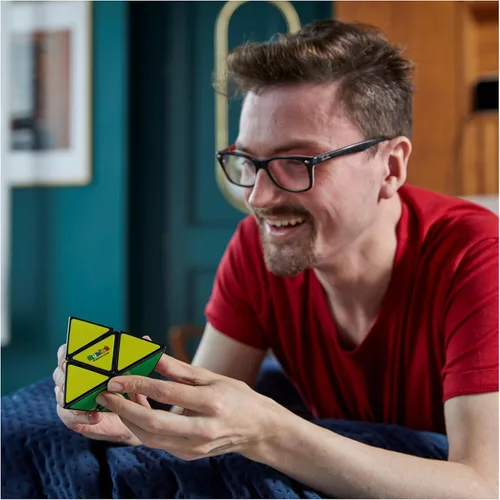 Miniatura 9 de Rubik's Cubo, pirámide, pirámide de Rubik's para resolver problemas, rompecabezas clásico a juego de colores, juguete para ansiedad, rompecabezas