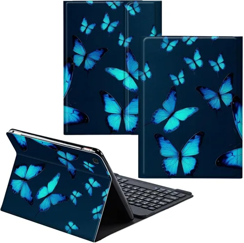 Miniatura 100 de Para Samsung Galaxy Tab S6 Lite Funda 2022/2020 Teclado Inalámbrico Desmontable Y Cubierta De Soporte De Cuero PU Funda Protectora Para Samsung